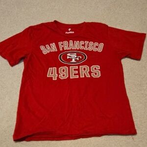 Fanatics Red San Francisco 49ers Tee Youth Medium